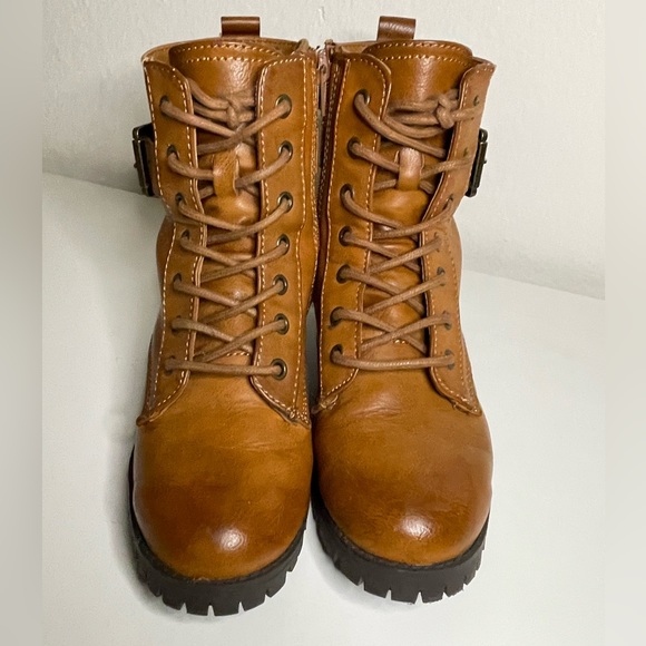 SO women’s faux leather boots, in brown - Picture 3 of 5